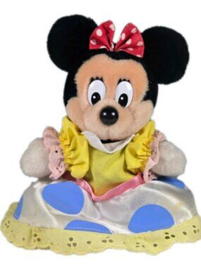 Vintage Minnie Mouse Walt Disney Parks Plush Disneyland Small Collectible Toy
